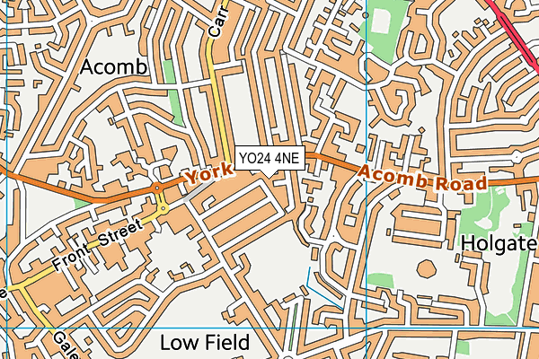 YO24 4NE map - OS VectorMap District (Ordnance Survey)