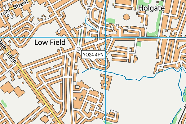 YO24 4PN map - OS VectorMap District (Ordnance Survey)