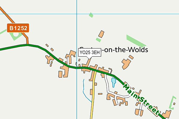 YO25 3EH map - OS VectorMap District (Ordnance Survey)