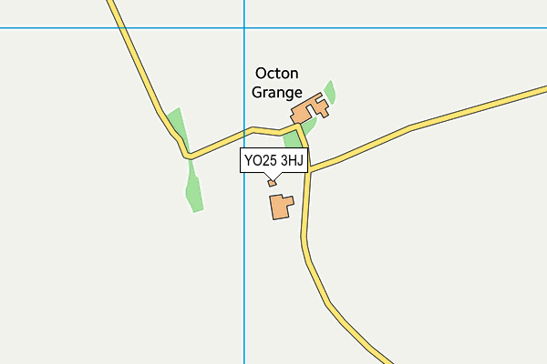 YO25 3HJ map - OS VectorMap District (Ordnance Survey)