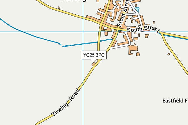 YO25 3PQ map - OS VectorMap District (Ordnance Survey)