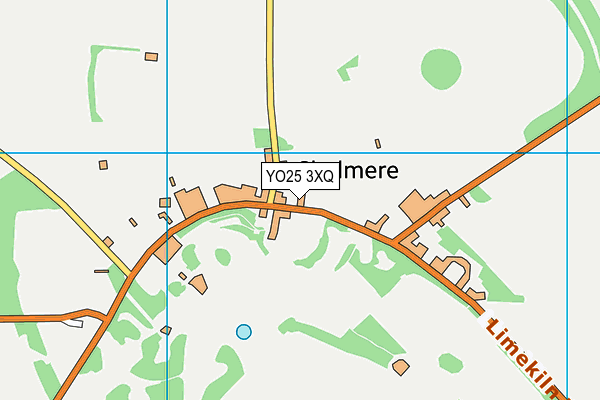 YO25 3XQ map - OS VectorMap District (Ordnance Survey)