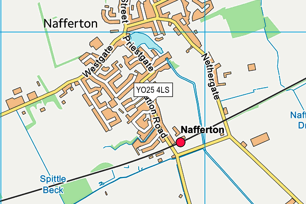 Map of TRADITIONAL INTERIORS (NAFFERTON) LIMITED at district scale