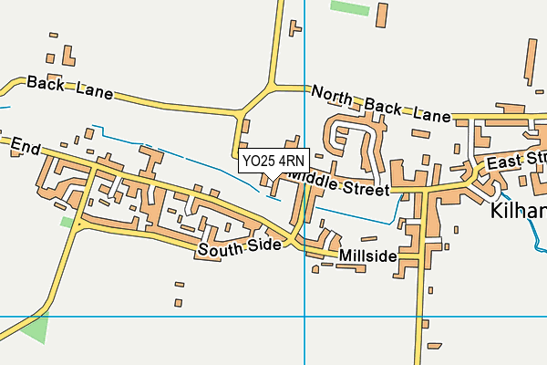 YO25 4RN map - OS VectorMap District (Ordnance Survey)