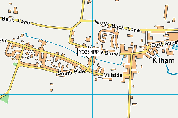 YO25 4RP map - OS VectorMap District (Ordnance Survey)
