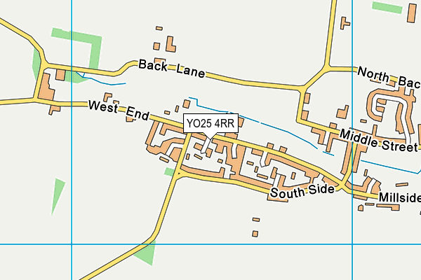 YO25 4RR map - OS VectorMap District (Ordnance Survey)