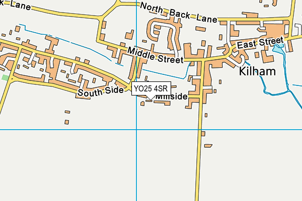 YO25 4SR map - OS VectorMap District (Ordnance Survey)