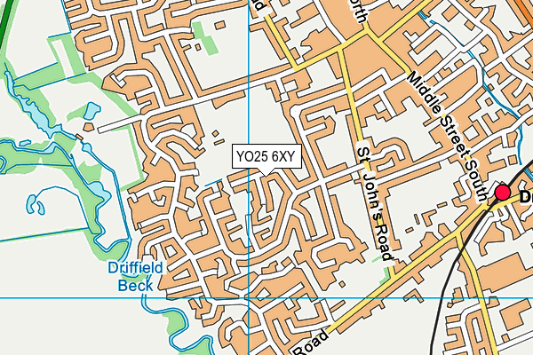 Map of WOLDS WAY TO HEALTH LIMITED at district scale