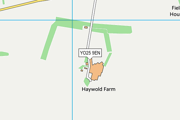 YO25 9EN map - OS VectorMap District (Ordnance Survey)