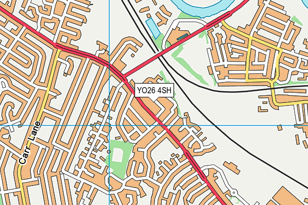 YO26 4SH map - OS VectorMap District (Ordnance Survey)