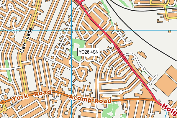 YO26 4SN map - OS VectorMap District (Ordnance Survey)
