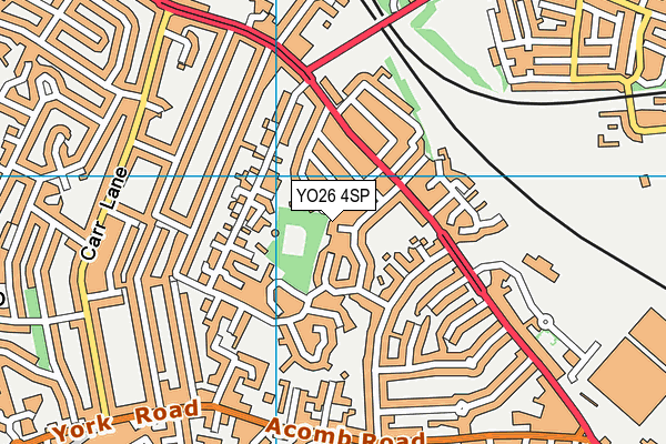 YO26 4SP map - OS VectorMap District (Ordnance Survey)