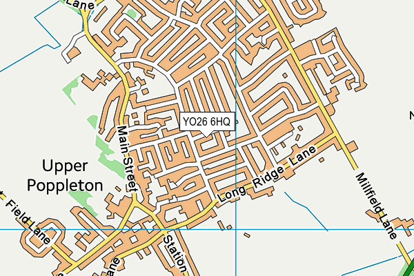 YO26 6HQ map - OS VectorMap District (Ordnance Survey)