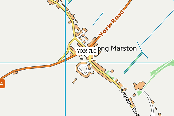 YO26 7LQ map - OS VectorMap District (Ordnance Survey)