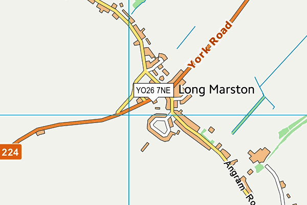 YO26 7NE map - OS VectorMap District (Ordnance Survey)