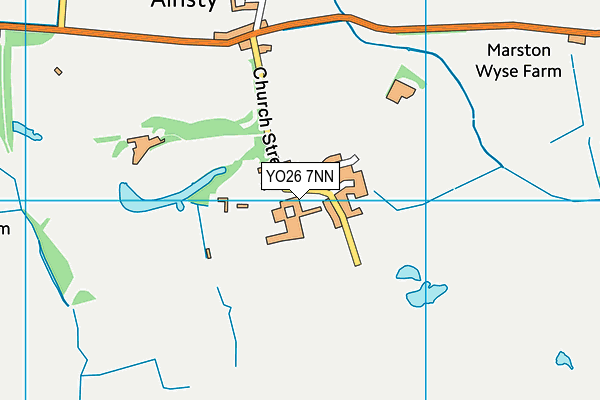 YO26 7NN map - OS VectorMap District (Ordnance Survey)