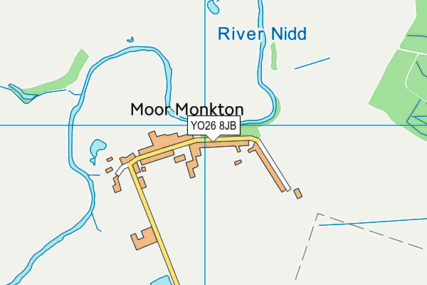 YO26 8JB map - OS VectorMap District (Ordnance Survey)