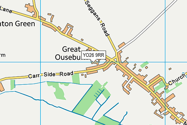 YO26 9RR map - OS VectorMap District (Ordnance Survey)