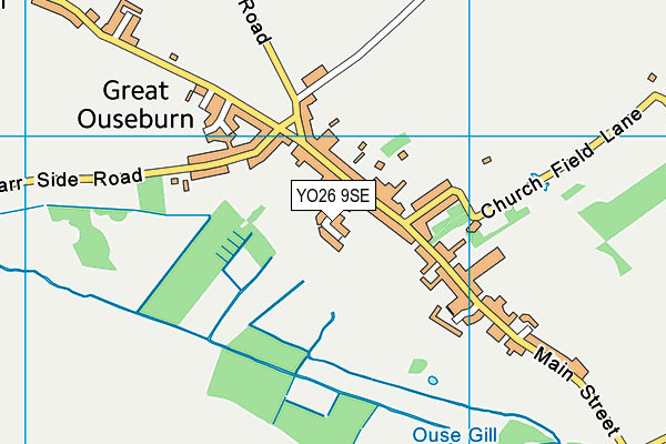 YO26 9SE map - OS VectorMap District (Ordnance Survey)