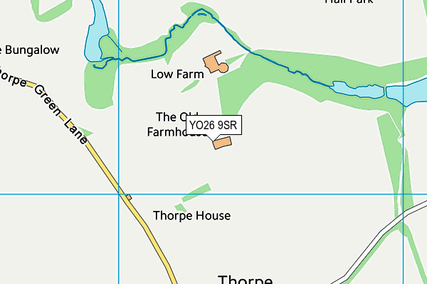 YO26 9SR map - OS VectorMap District (Ordnance Survey)