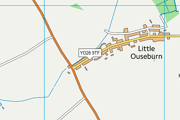 YO26 9TF map - OS VectorMap District (Ordnance Survey)