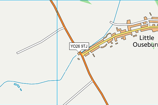 YO26 9TJ map - OS VectorMap District (Ordnance Survey)