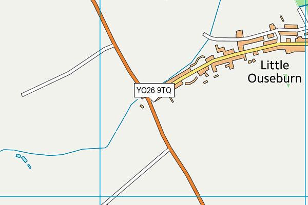 YO26 9TQ map - OS VectorMap District (Ordnance Survey)