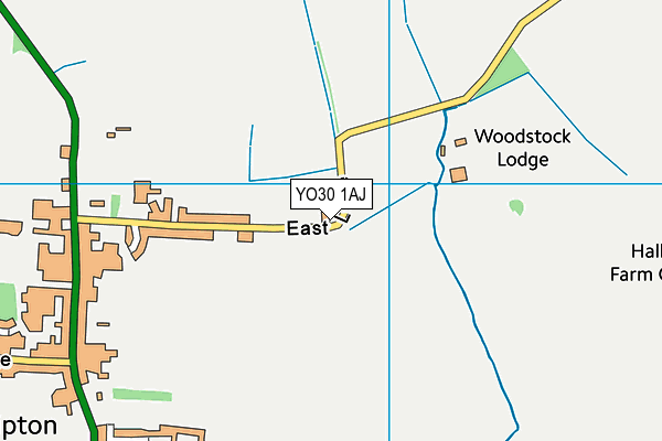 YO30 1AJ map - OS VectorMap District (Ordnance Survey)