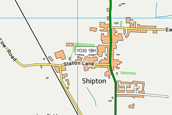 YO30 1BH map - OS VectorMap District (Ordnance Survey)