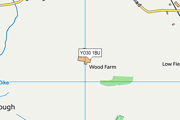 YO30 1BU map - OS VectorMap District (Ordnance Survey)