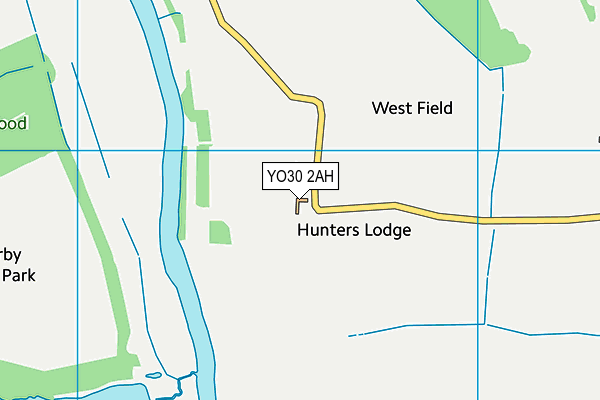 YO30 2AH map - OS VectorMap District (Ordnance Survey)