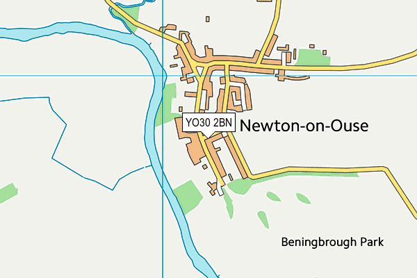 YO30 2BN map - OS VectorMap District (Ordnance Survey)