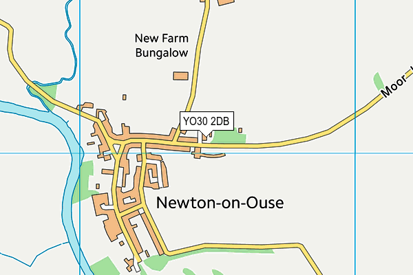 YO30 2DB map - OS VectorMap District (Ordnance Survey)