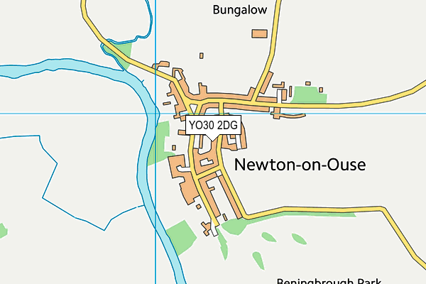 YO30 2DG map - OS VectorMap District (Ordnance Survey)