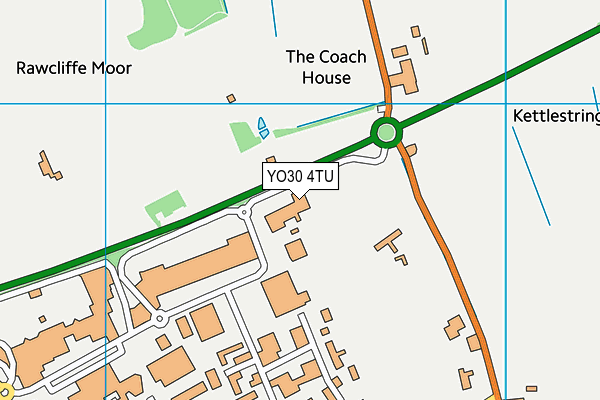 Roko Health Club (York) map (YO30 4TU) - OS VectorMap District (Ordnance Survey)