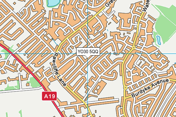 YO30 5QQ map - OS VectorMap District (Ordnance Survey)