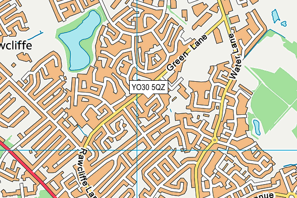 YO30 5QZ map - OS VectorMap District (Ordnance Survey)