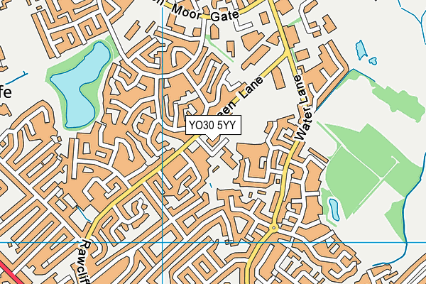YO30 5YY map - OS VectorMap District (Ordnance Survey)