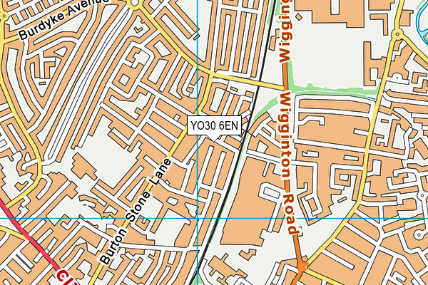 YO30 6EN map - OS VectorMap District (Ordnance Survey)