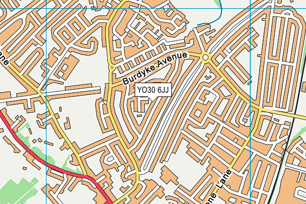 YO30 6JJ map - OS VectorMap District (Ordnance Survey)