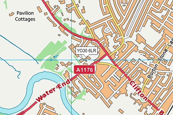 YO30 6LR map - OS VectorMap District (Ordnance Survey)