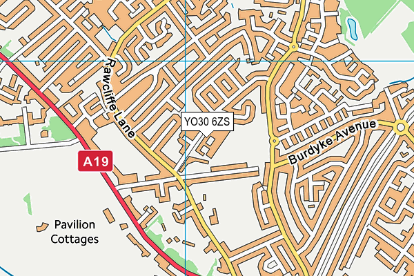 Vale of York Academy map (YO30 6ZS) - OS VectorMap District (Ordnance Survey)