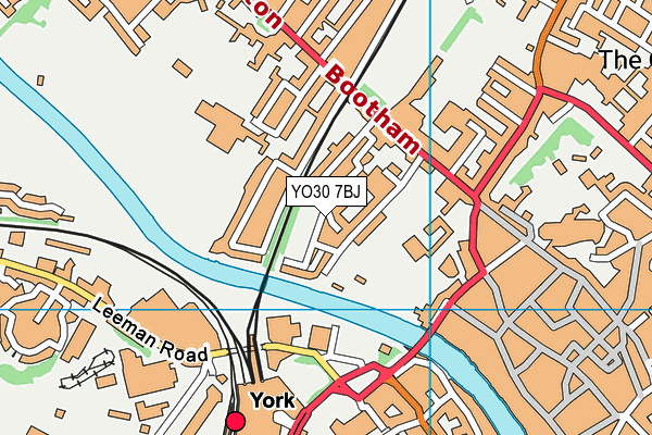 YO30 7BJ map - OS VectorMap District (Ordnance Survey)