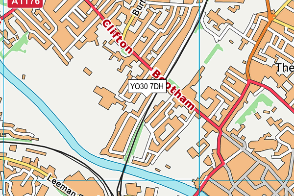 YO30 7DH map - OS VectorMap District (Ordnance Survey)