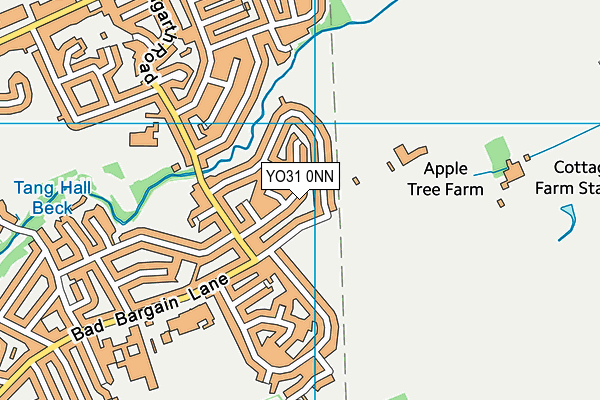 YO31 0NN map - OS VectorMap District (Ordnance Survey)