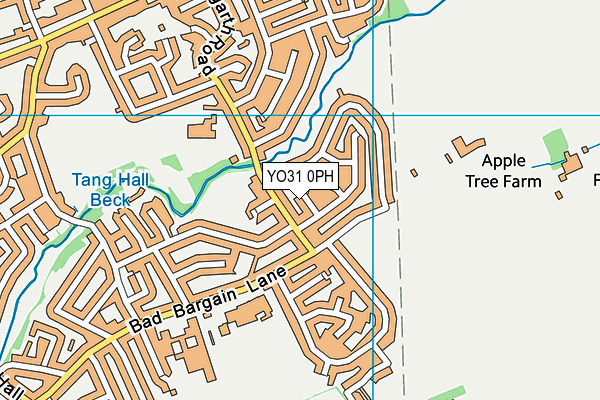 YO31 0PH map - OS VectorMap District (Ordnance Survey)