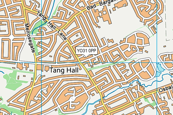 YO31 0PP map - OS VectorMap District (Ordnance Survey)