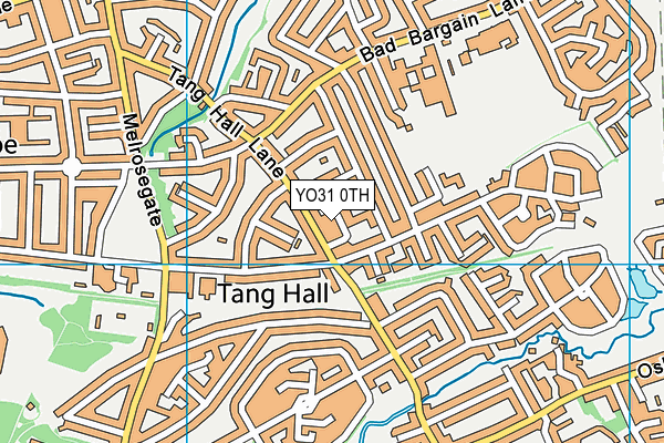 YO31 0TH map - OS VectorMap District (Ordnance Survey)