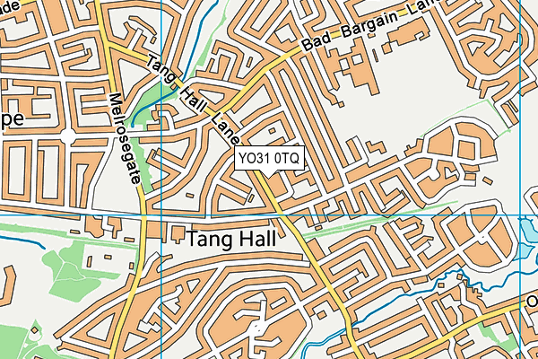 YO31 0TQ map - OS VectorMap District (Ordnance Survey)