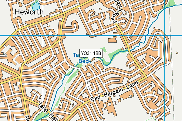 YO31 1BB map - OS VectorMap District (Ordnance Survey)